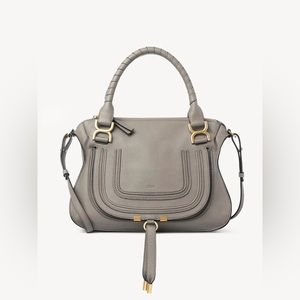 Chloe Marcie bag grey leather